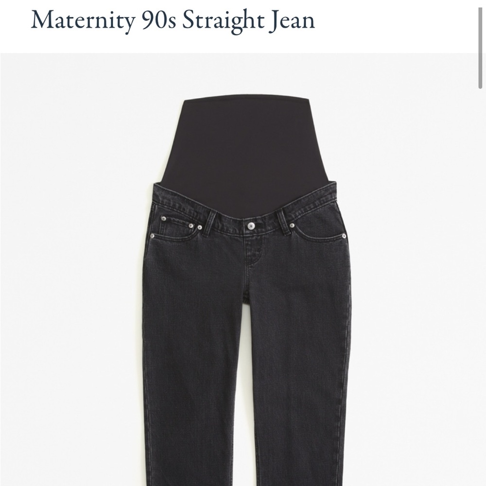 Abercrombie & Fitch Maternity 90s Straight Jeans